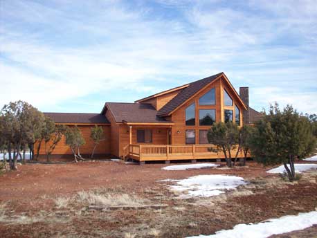 Mountain Pine with Garage in Back